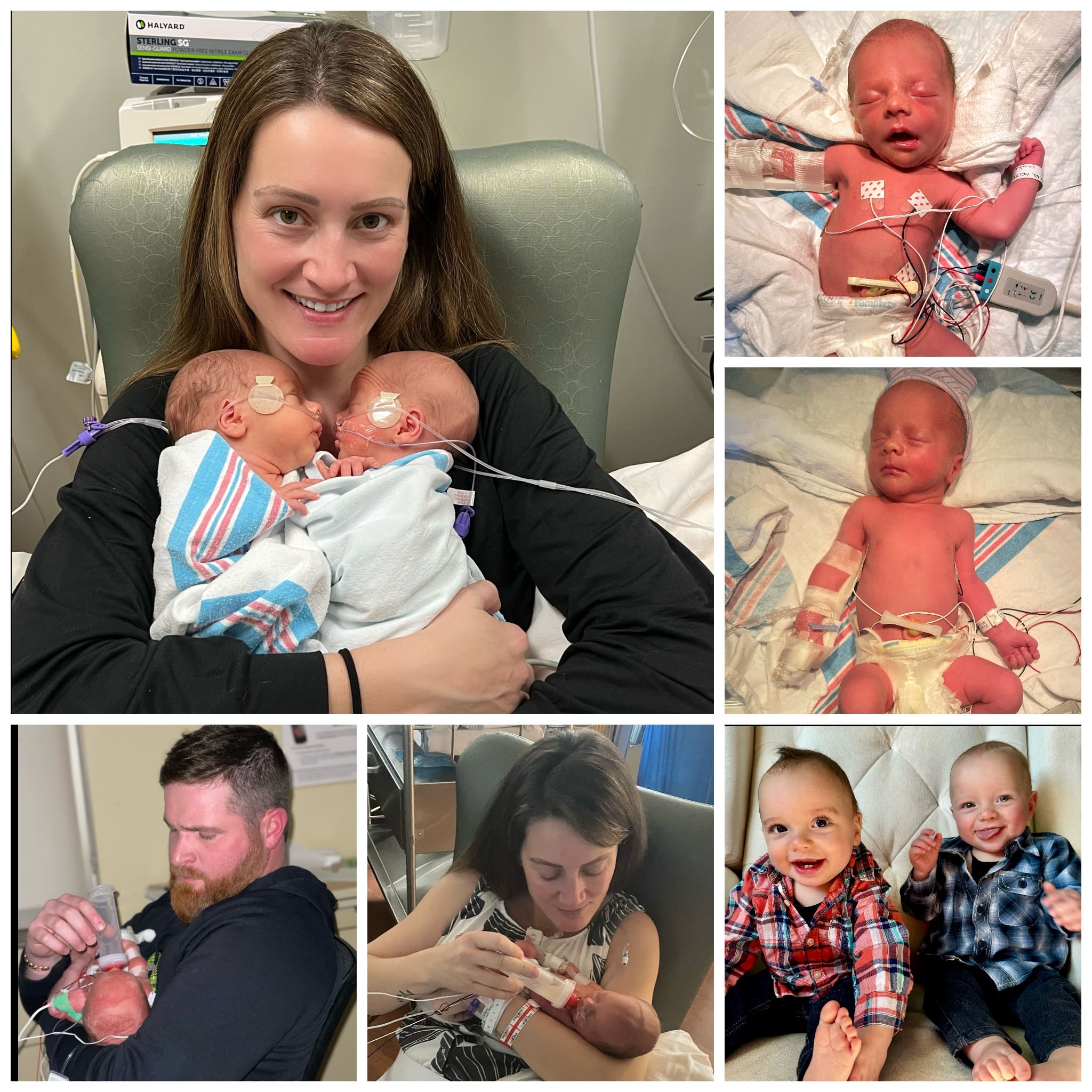 image009 - Rocky Mountain Collage of mom dad and new born twins